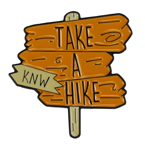 Take a Hike Enamel Pin