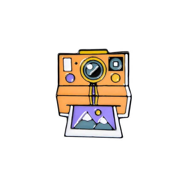 Camera Enamel Pin